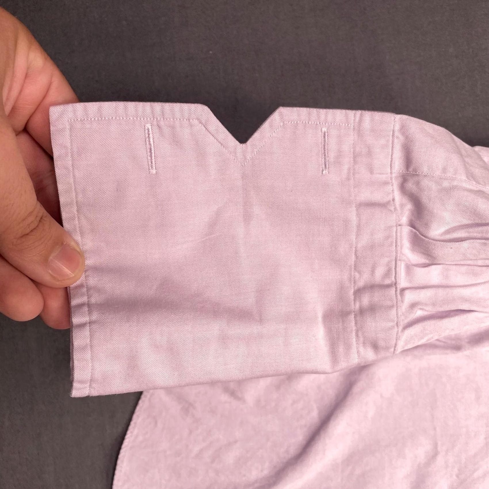 Pinko Ascot Chang Shirt Mens Large Pink Twill Long Sleeve Button Up French Cuff Shirt Womens? No, Mens. Size US L / EU 52-54 / 3 - 2 Thumbnail