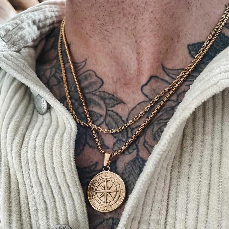 Designer × Jewelry Compass Necklace Size ONE SIZE - 2 Thumbnail