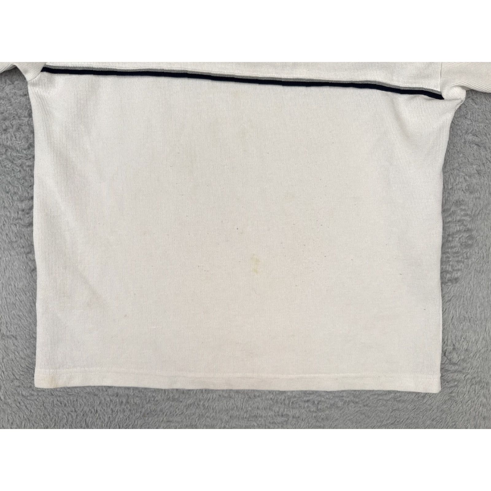 Tommy Hilfiger Tommy Hilfiger Sports Shirt Men Medium White V-Neck Cotton Ribbed Made USA Read Size US M / EU 48-50 / 2 - 5 Thumbnail