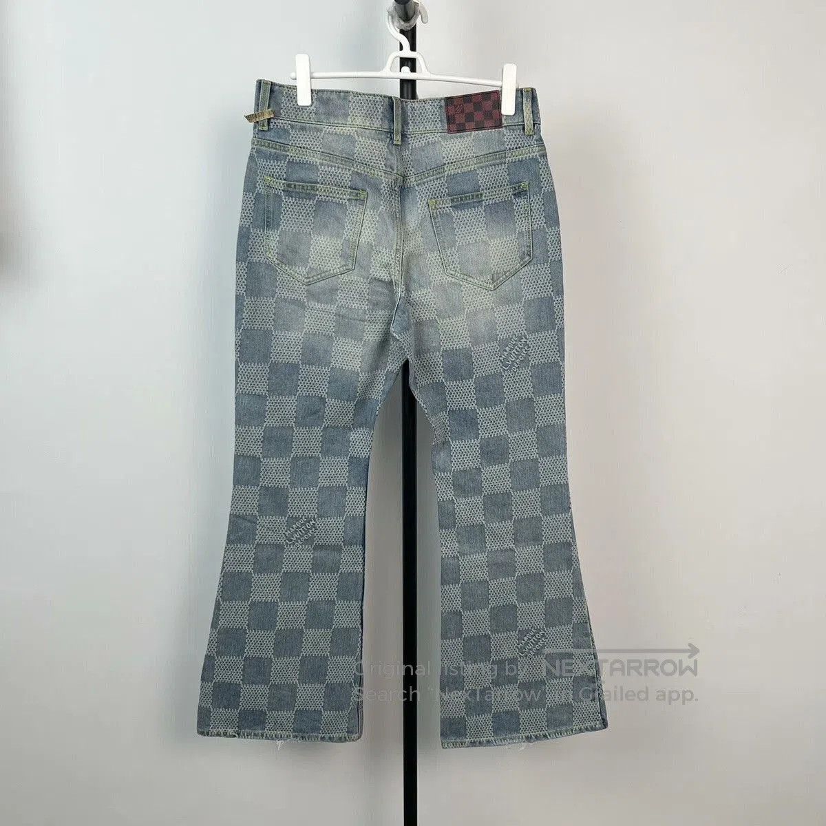 Louis Vuitton Louis Vuitton Checkerboard Jeans 31. Size 31" - 2 Thumbnail