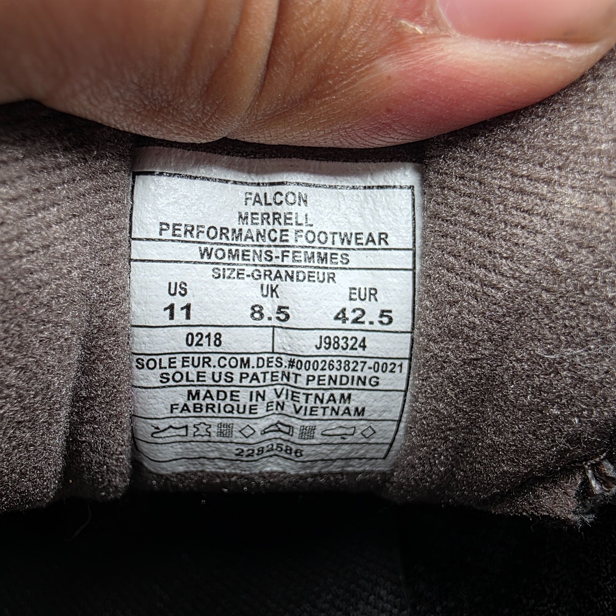 Merrell Merrell Falcon Womens Size 11 BrownHiking Shoes Vibram Soles Size US 11 / IT 41 - 6 Thumbnail