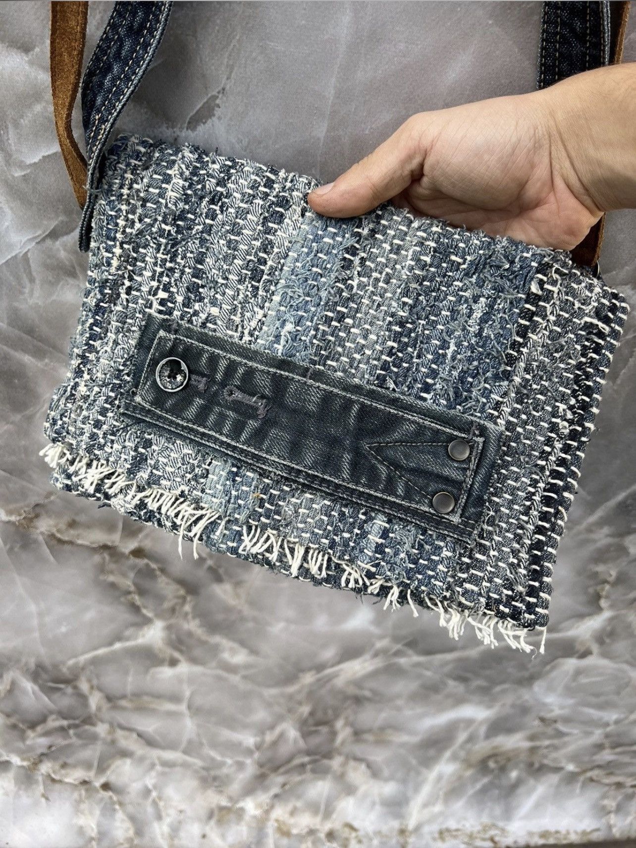 Vintage Vintage Diesel Style Distressed Japanese Crossbag Size ONE SIZE - 7 Thumbnail
