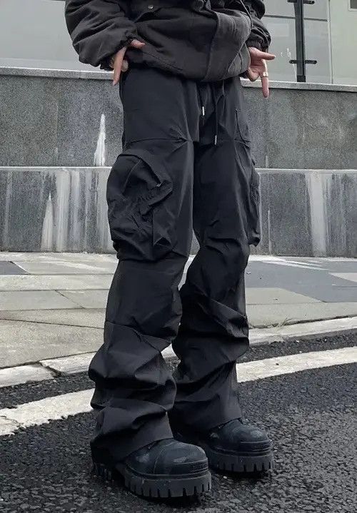 VIBE Utility grunge multi pocket nylon pants Size US 30 / EU 46 - 1 Thumbnail
