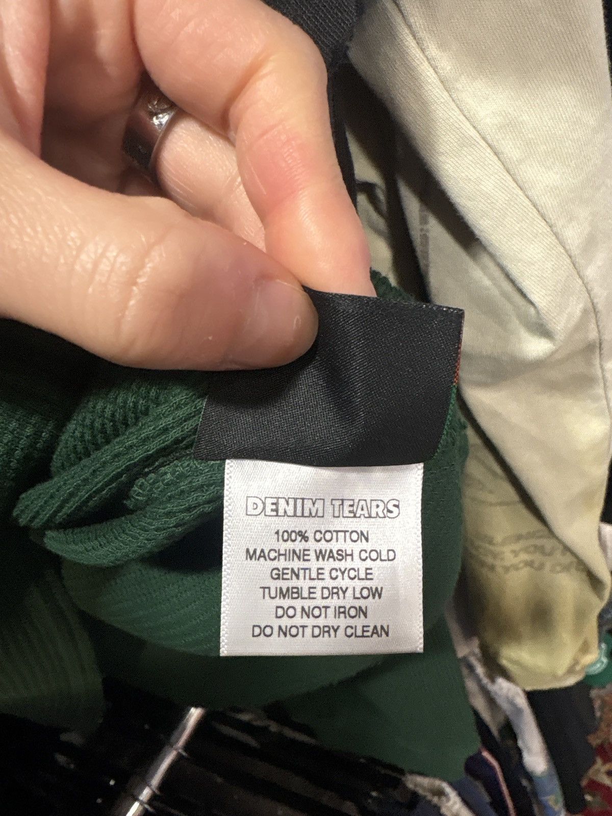 DENIM TEARS Denim Tears Green Thermal Long Sleeve DS Large Size US L / EU 52-54 / 3 - 2 Thumbnail