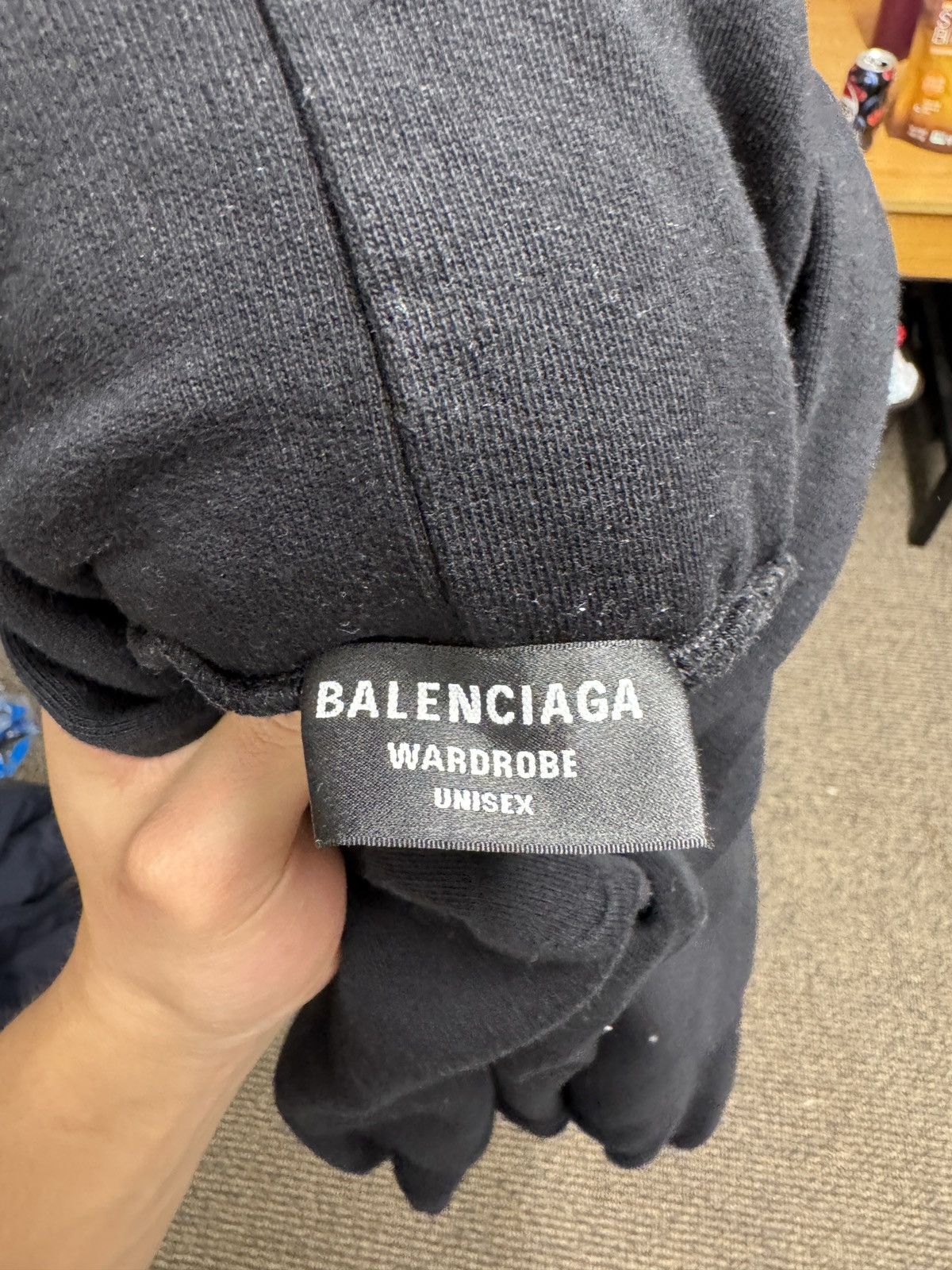 Balenciaga Balenciaga Logo Oversized Hoodie Size US XS / EU 42 / 0 - 3 Thumbnail