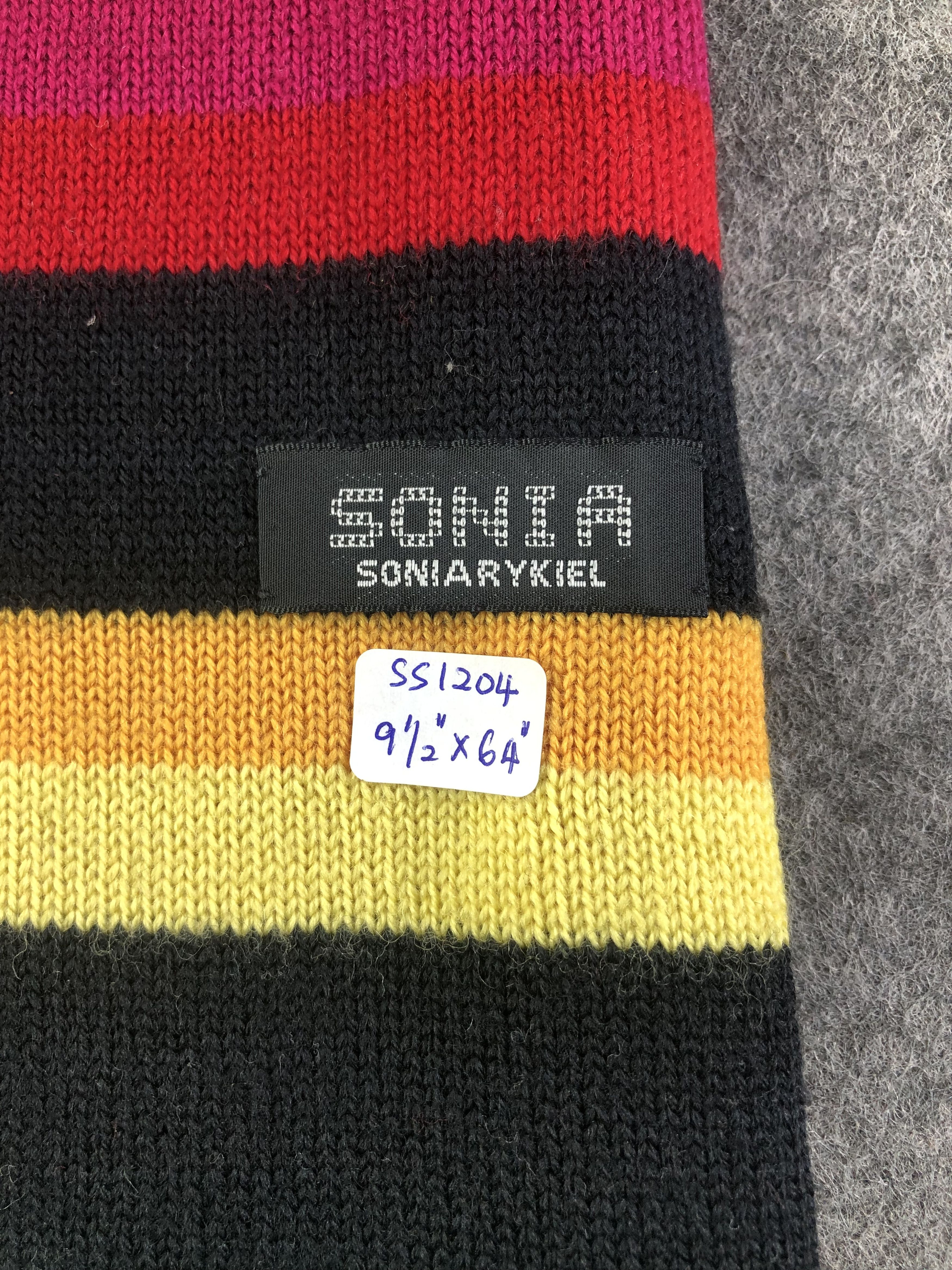 Sonia Rykiel Sonia Rykiel Multicolor Scarf / Muffler / Neckwear Size ONE SIZE - 4 Thumbnail