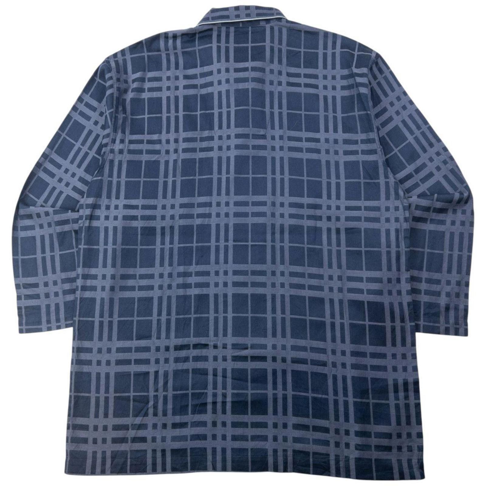 Burberry Vintage 2000s Burberry Nova Check Long Sleeve Pyjama Shirt M Size US M / EU 48-50 / 2 - 2 Thumbnail