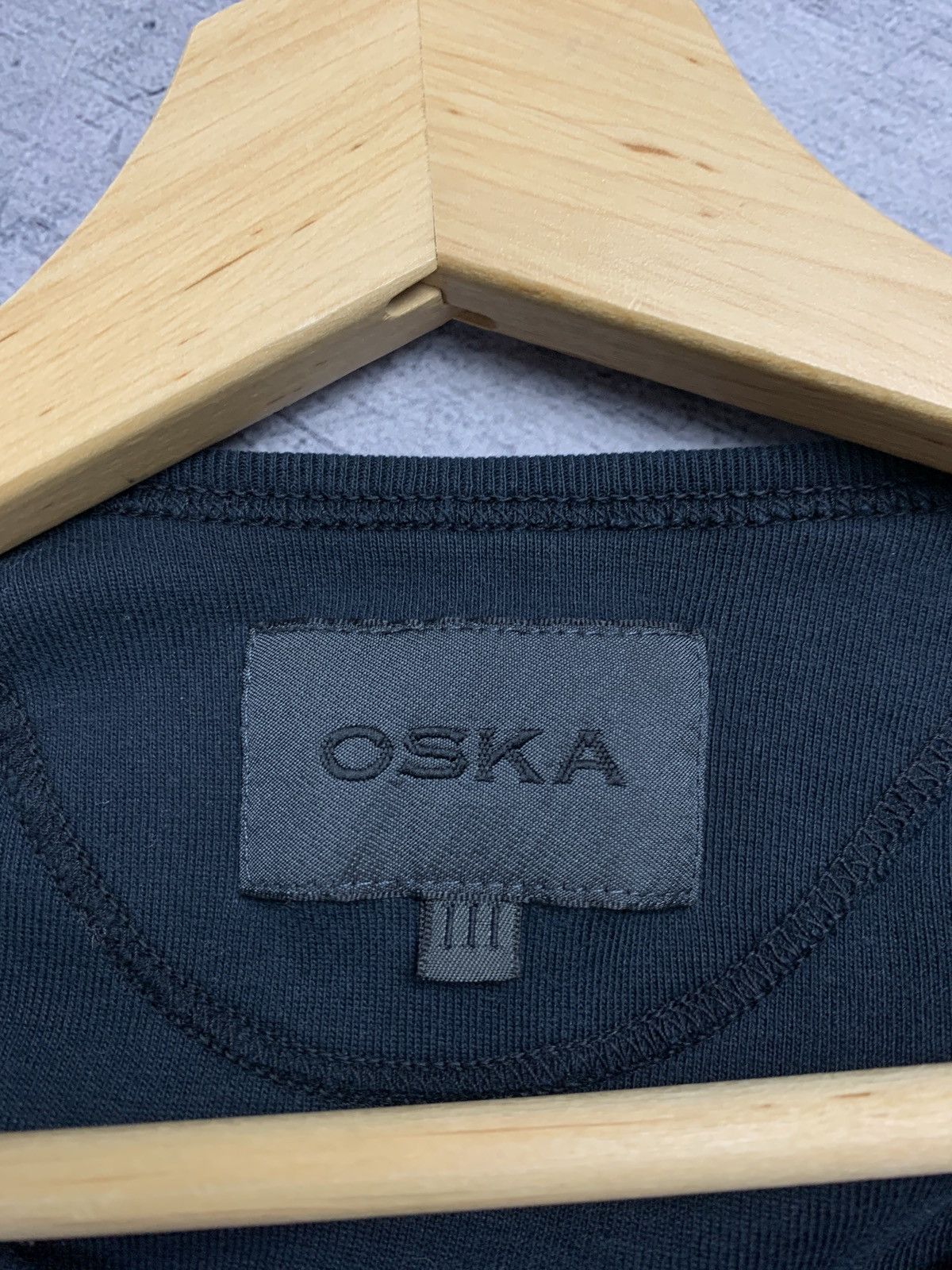 OSKA Designer Oska Black Regular Long Sleeve T-Shirt Size 3 Y2K Size S / US 4 / IT 40 - 5 Thumbnail