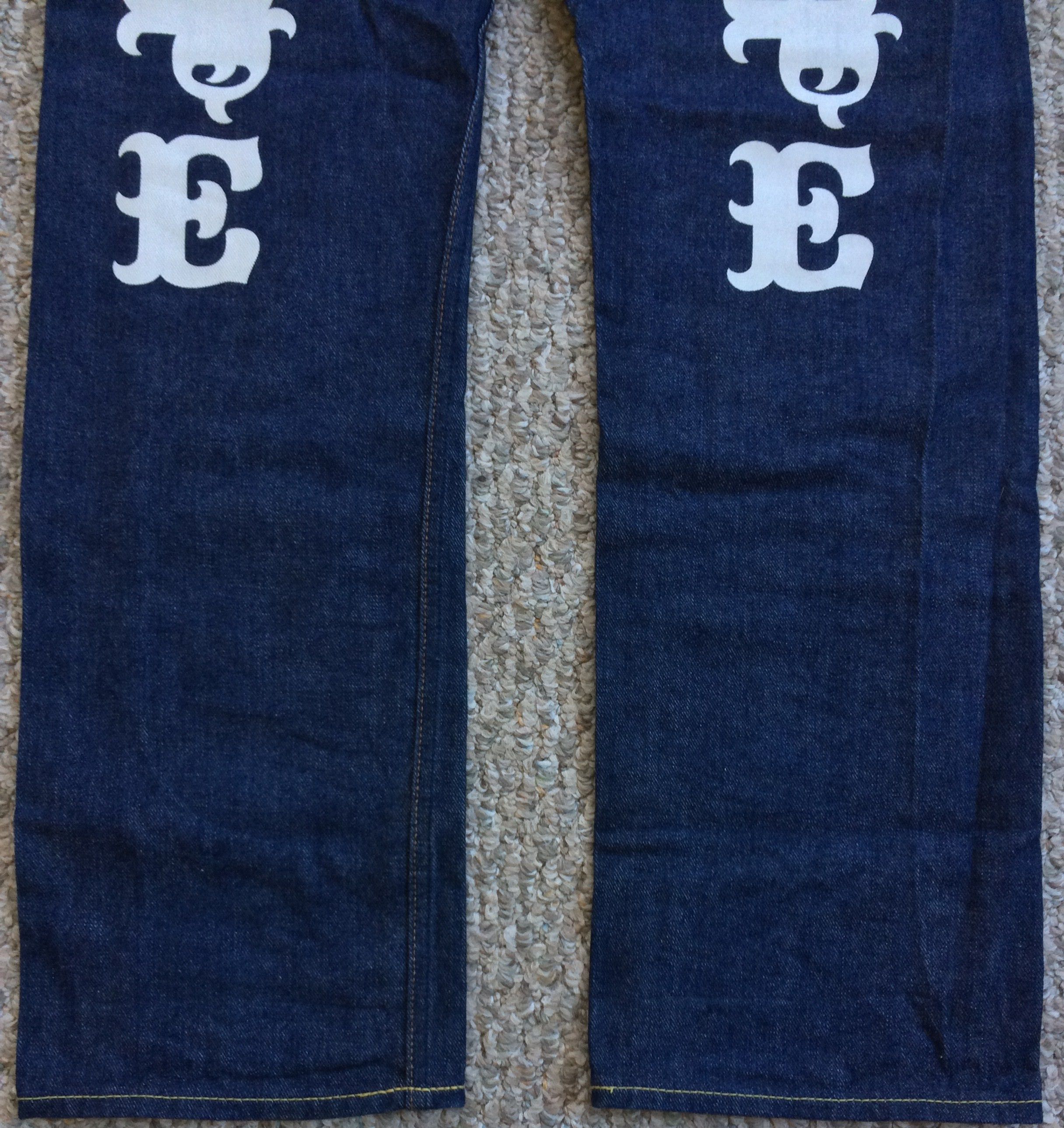 Bape OG Bape Spellout Logo Denim Size US 30 / EU 46 - 4 Thumbnail