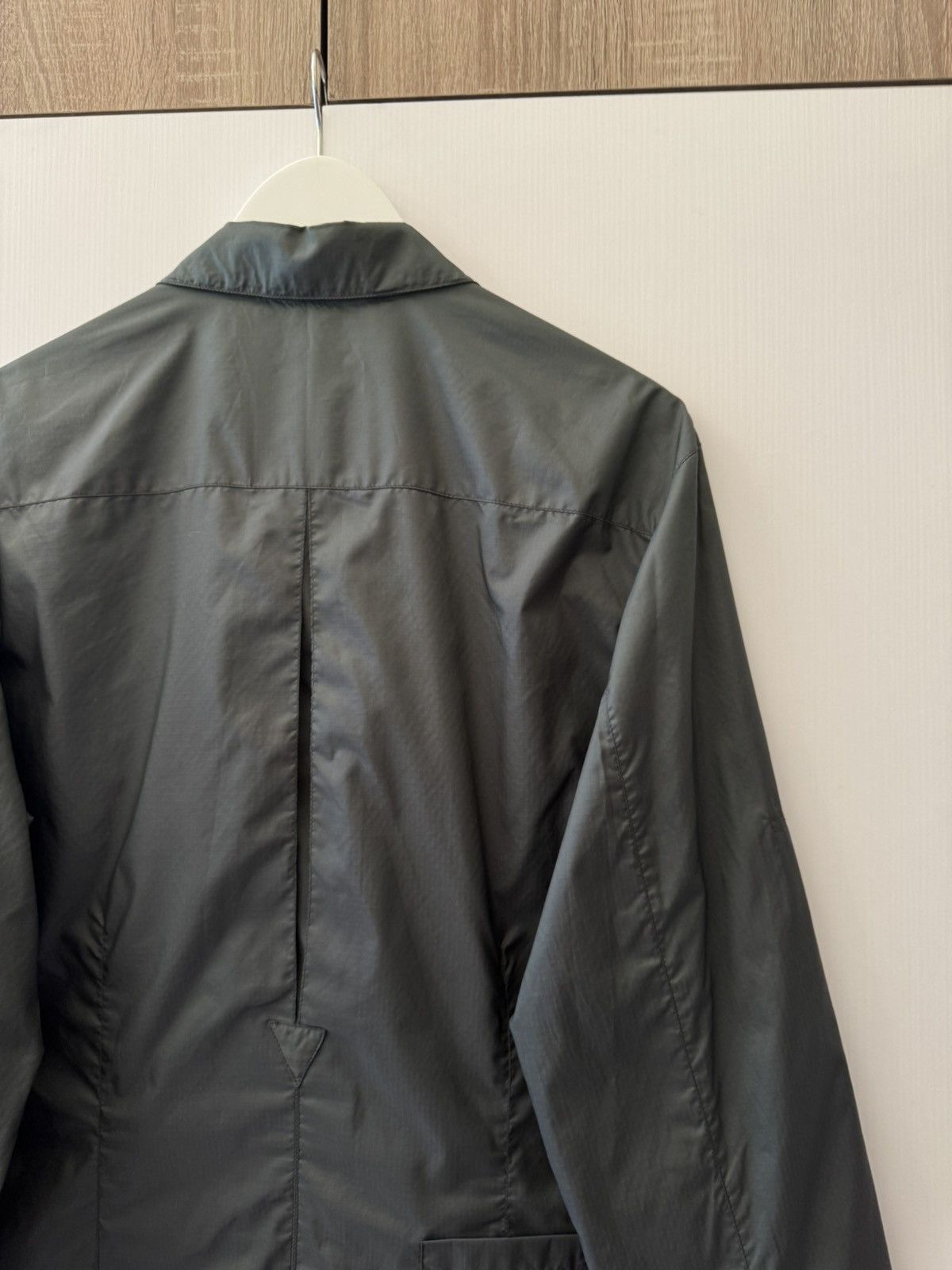 Prada Prada Nylon Green Jacket 2000s Zip Up Pocket Lightweight Size L / US 10 / IT 46 - 9 Thumbnail