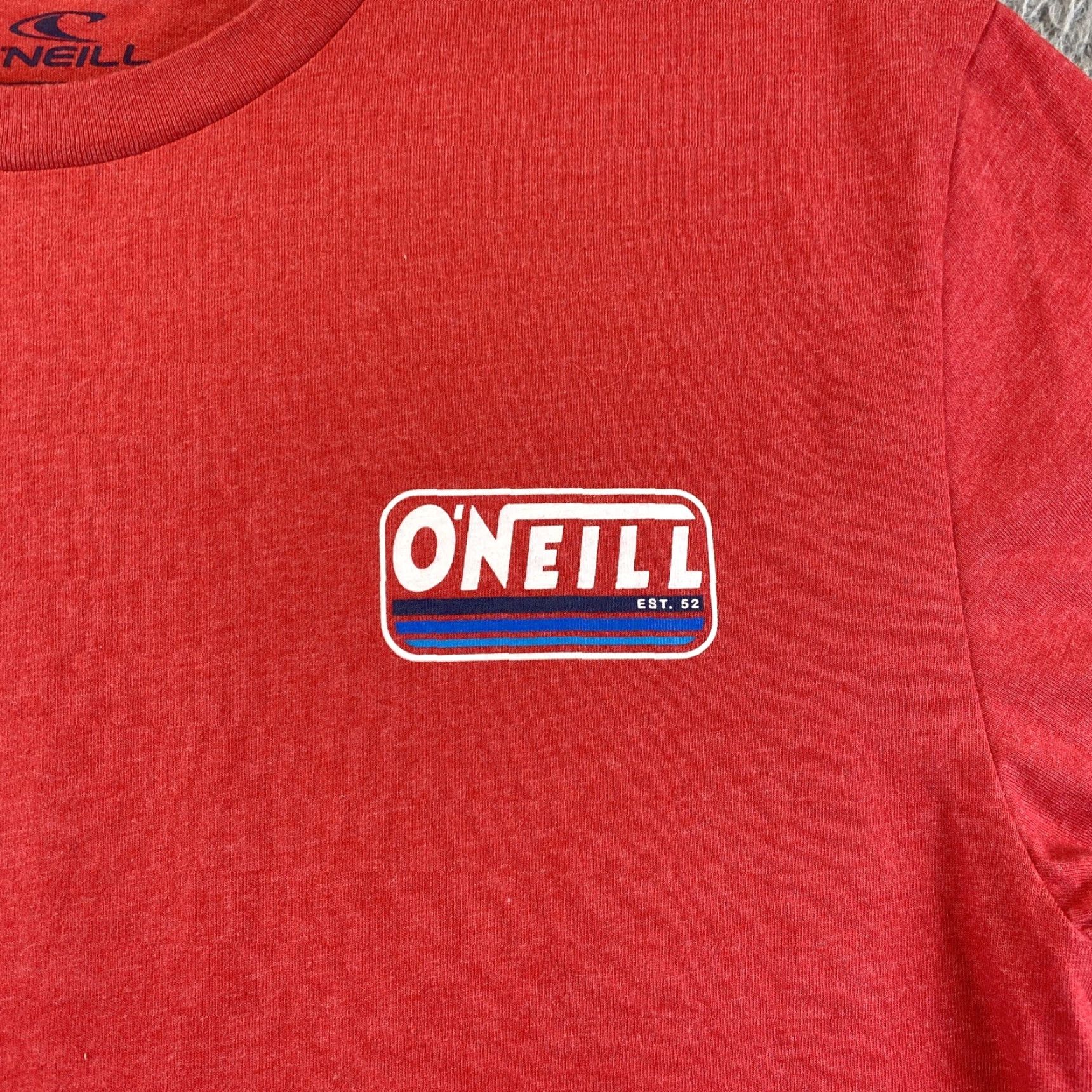 O'Neill O'Neill Shirt Mens M Red Short Sleeve Crew Neck Modern Fit Surf Surfer 75-60 T-Shirt Size US M / EU 48-50 / 2 - 2 Thumbnail