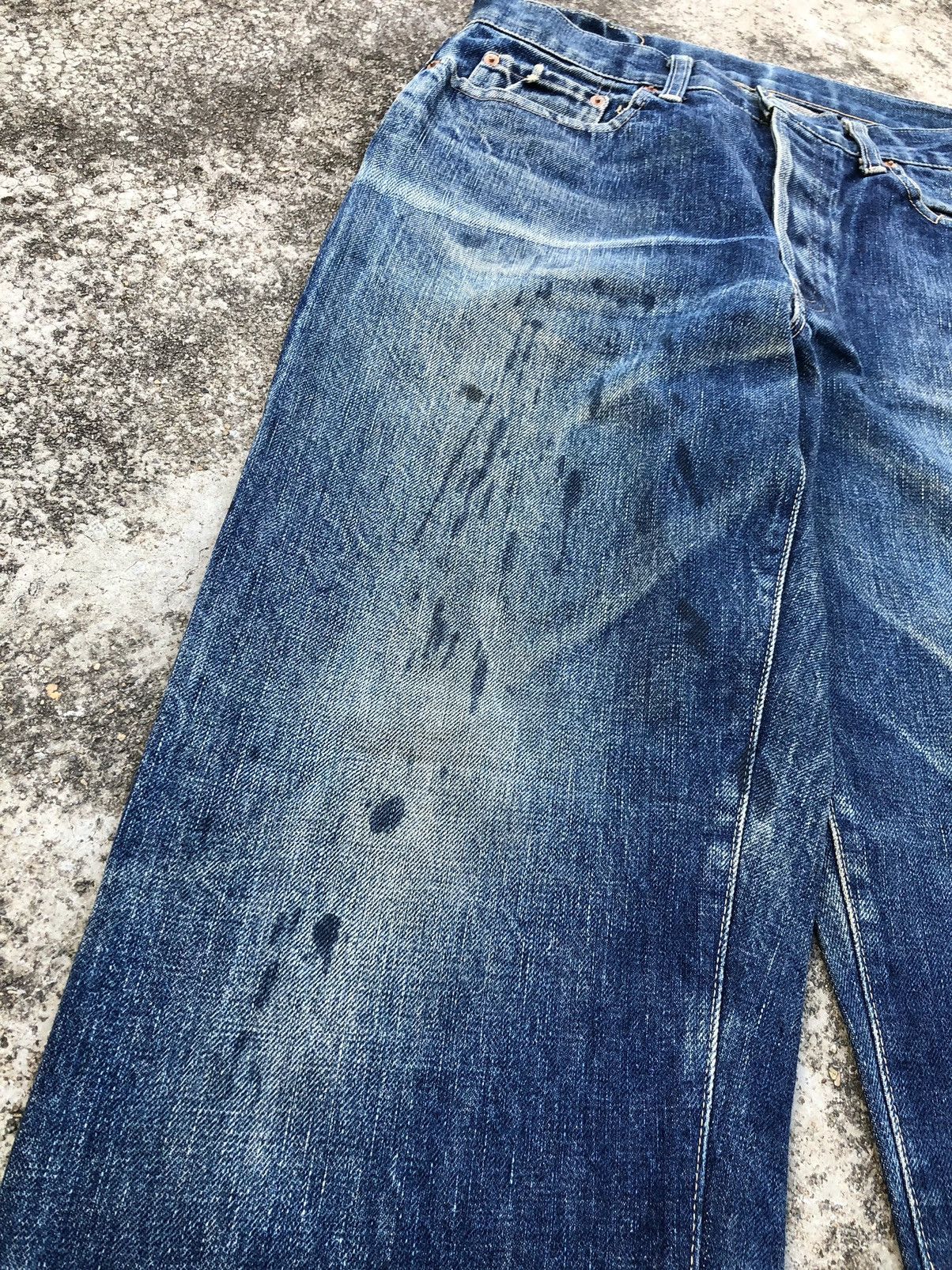 HOLLYWOOD RANCH MARKET × Japanese Brand SELVEDGE PAINTED DENIM BY HRM Size US 30 / EU 46 - 2 Thumbnail