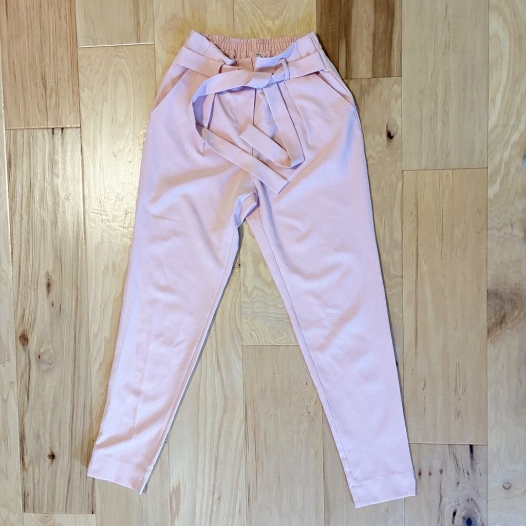 Urban Heritage Urban Heritage Pastel Pink Relaxed Fit Dress Pants; Small Size 27" / US 4 / IT 40 - 3 Thumbnail