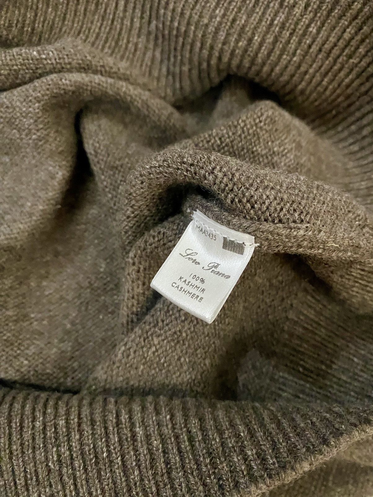 Loro Piana Loro Piana 🇮🇹 Brown Melange 6 ply Baby Cashmere Crew 56 NEW Size US XL / EU 56 / 4 - 6 Thumbnail