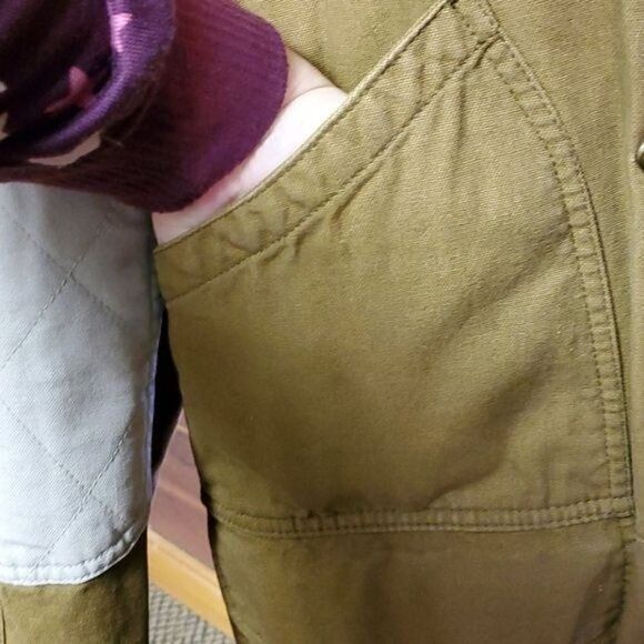 Vintage Tweed River Outfitters Nylon, Tan Fishing Sz M Long Jacket w Size US M / EU 48-50 / 2 - 6 Thumbnail