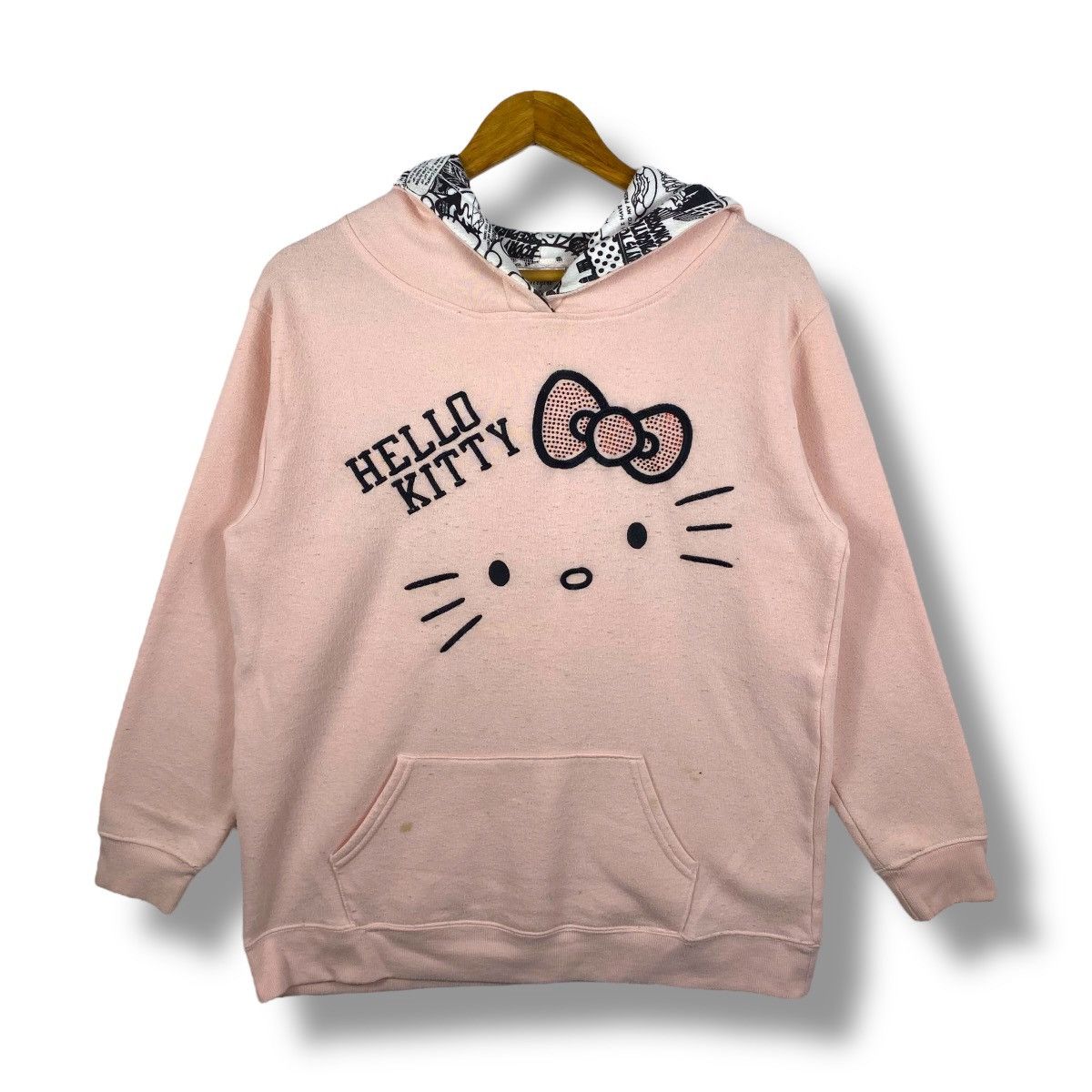 Cartoon Network × Japanese Brand VIRGIRL x HELLO KITTY Ladies Hooded Pullover Large Size Size US L / EU 52-54 / 3 - 1 Thumbnail