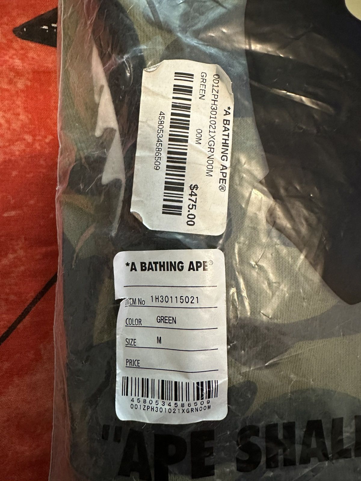 Bape BAPE 1st camo multi shark full zip hoodie Size US M / EU 48-50 / 2 - 10 Thumbnail