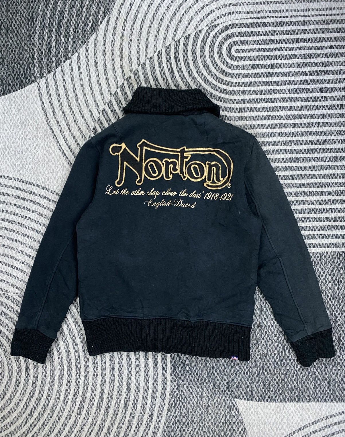 Norton Vintage Norton Detachable Ribbed Cuffs Zipper Jacket Size US M / EU 48-50 / 2 - 1 Thumbnail
