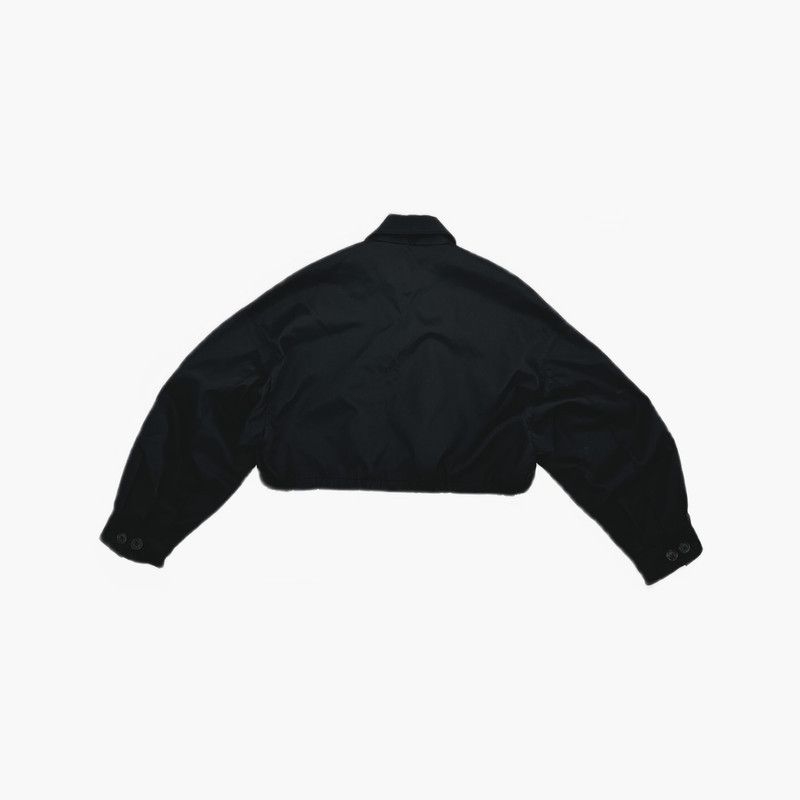 Prada Prada Black Cropped Long Sleeve Jacket Size US XS / EU 42 / 0 - 1 Thumbnail