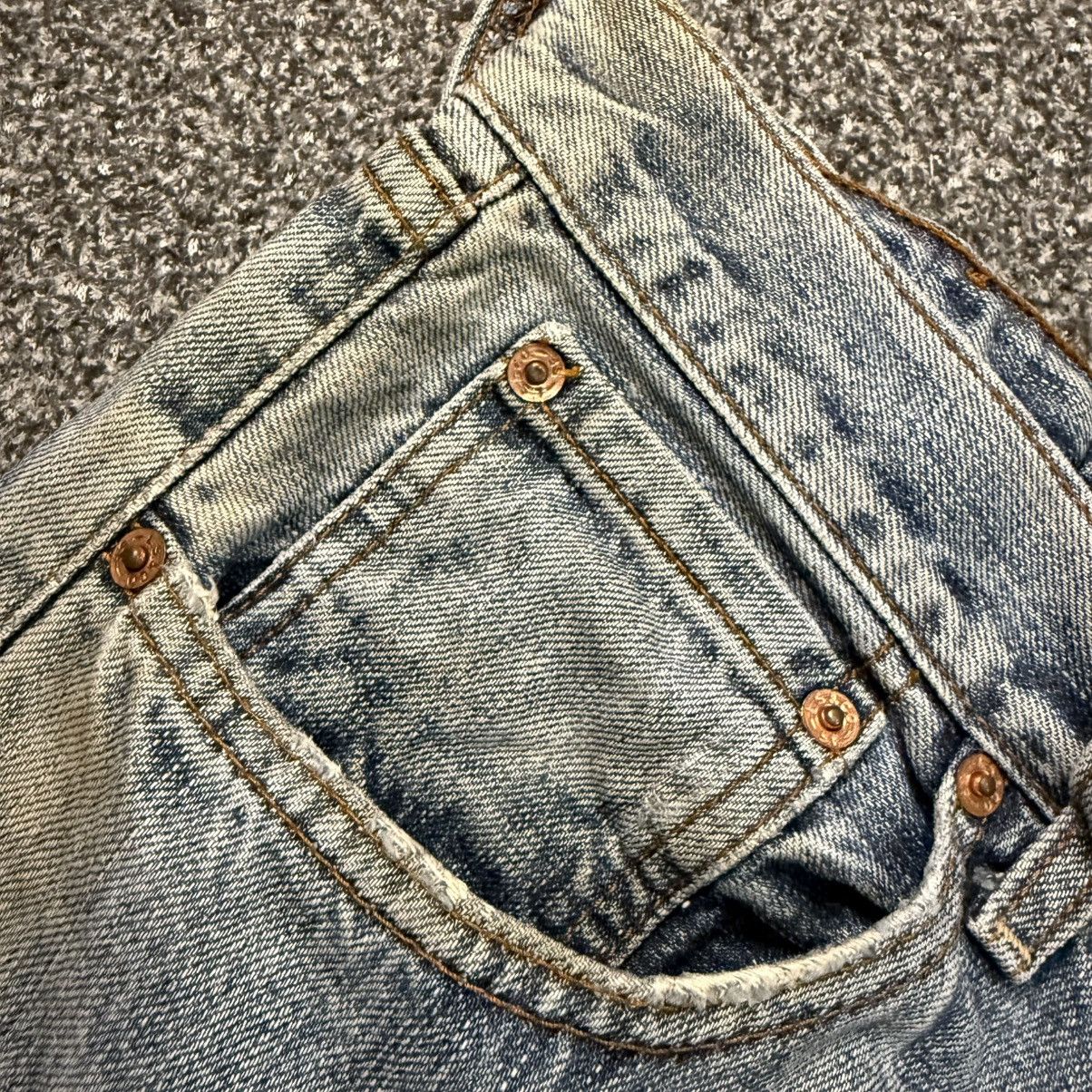 Levi's Vintage Clothing 🔥 Vintage Distressed Levis 503 Wideleg Denim Size US 34 / EU 50 - 12 Thumbnail