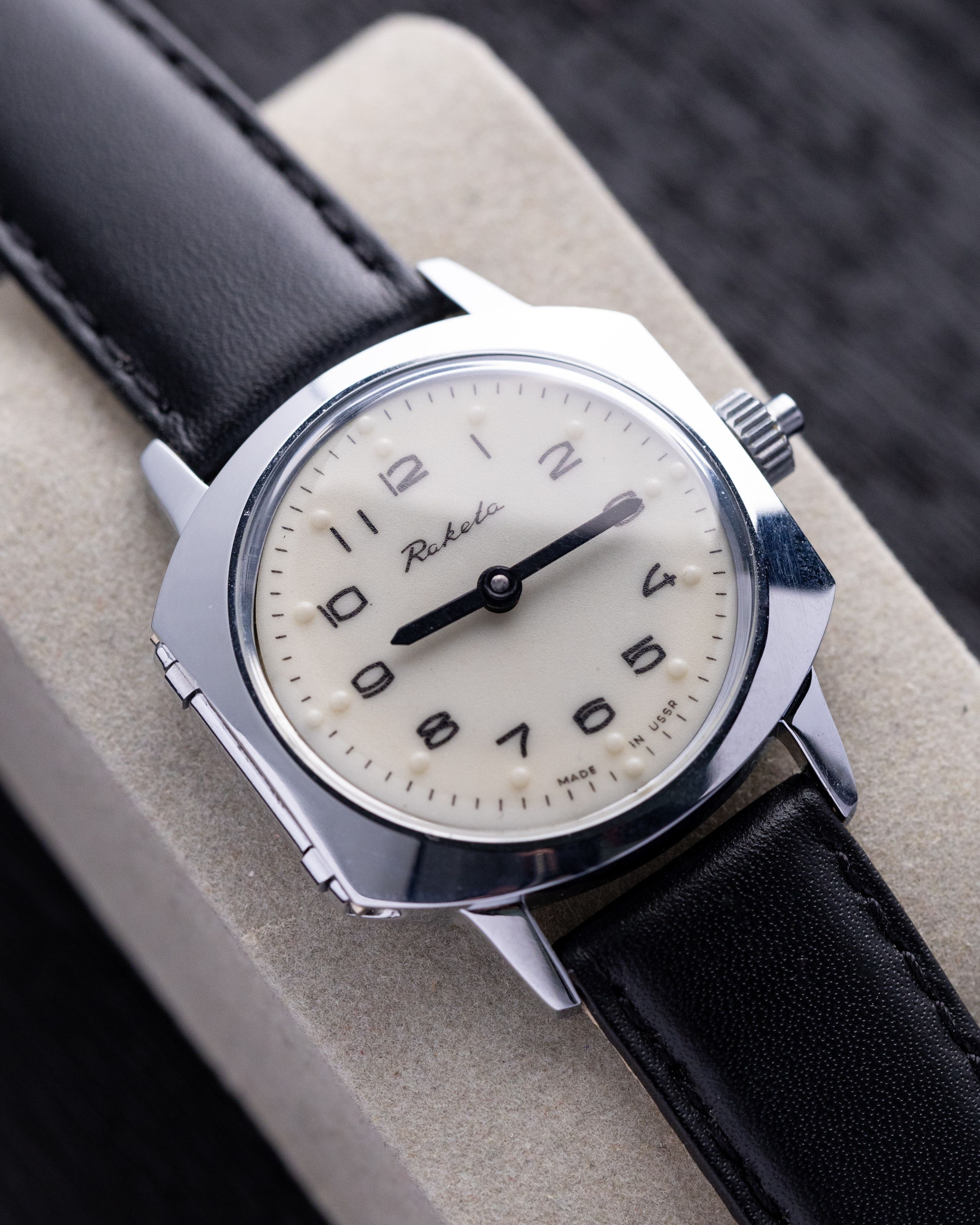 Other Raketa Braille dial, Soviet Mechanical Watch Size 32 - 3 Thumbnail