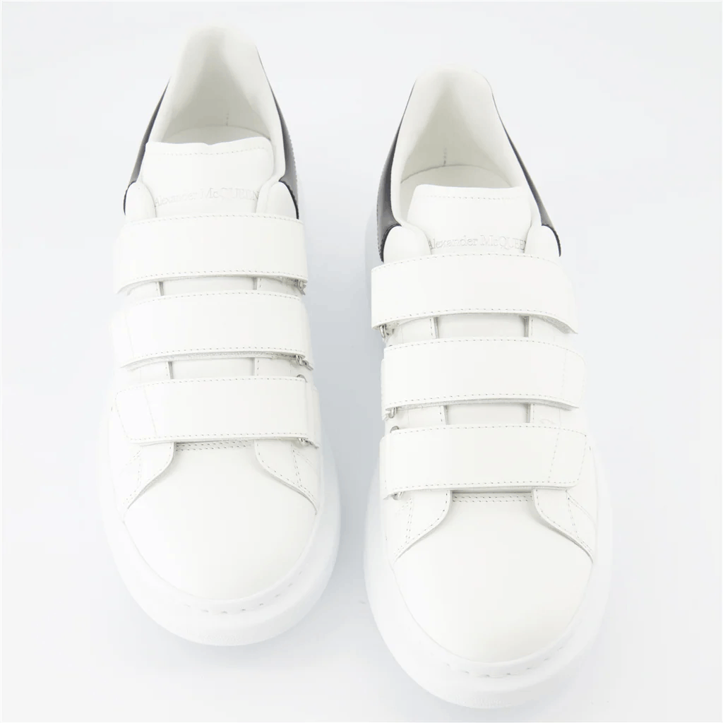 Alexander McQueen o1w1db10725 Oversized Triple Strap Sneaker in White Size US 12 / EU 45 - 5 Thumbnail