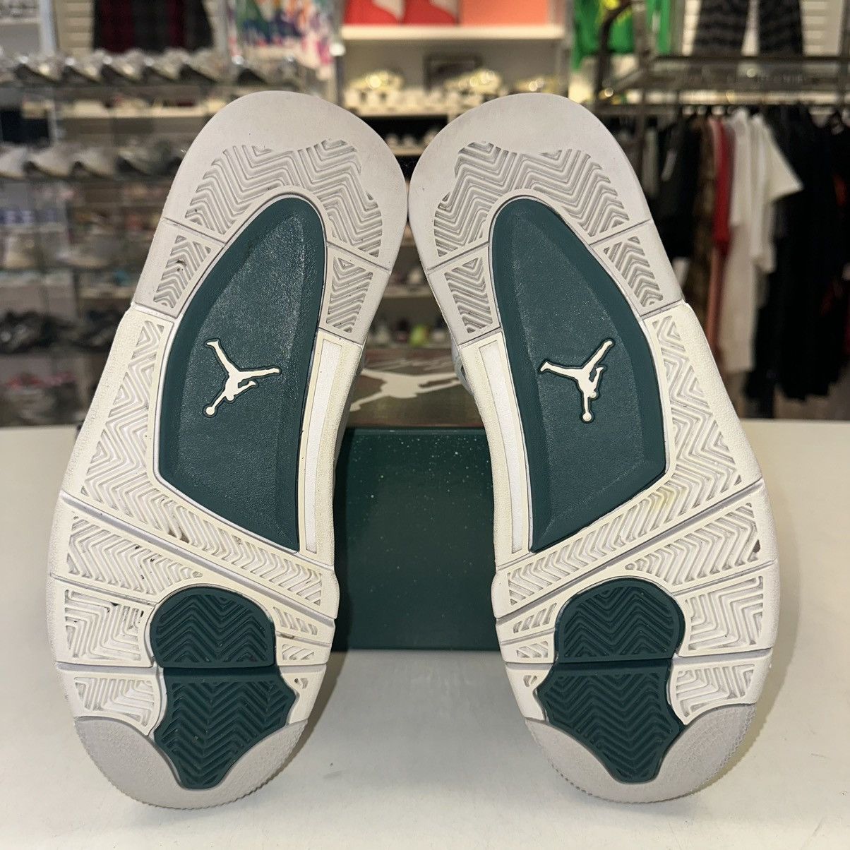 Nike Size 6Y (7.5W) - Nike Air Jordan 4 Retro Oxidized Green Size US 7.5 / IT 37.5 - 5 Thumbnail