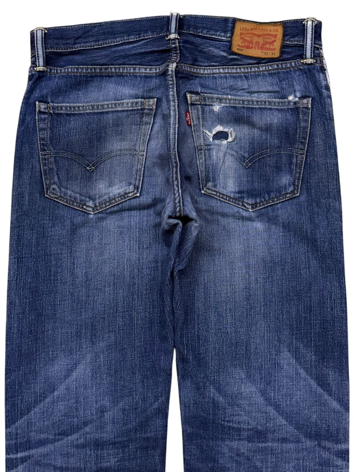 Levi's Vintage Levi’s 502 Denim Jeans | Slim Regular Straight | W33 Size US 33 - 5 Thumbnail