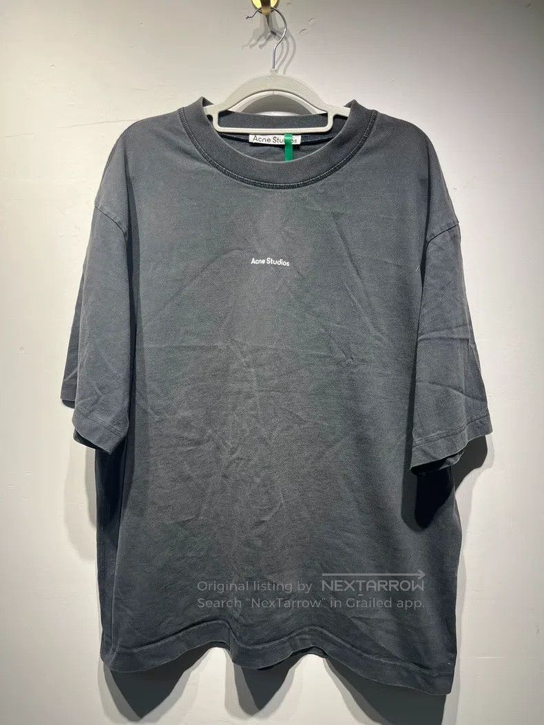 Acne Studios Acne Studios Logo Printed Loose Round Neck Short-sleeve T- Size US XL / EU 56 / 4 - 1 Thumbnail