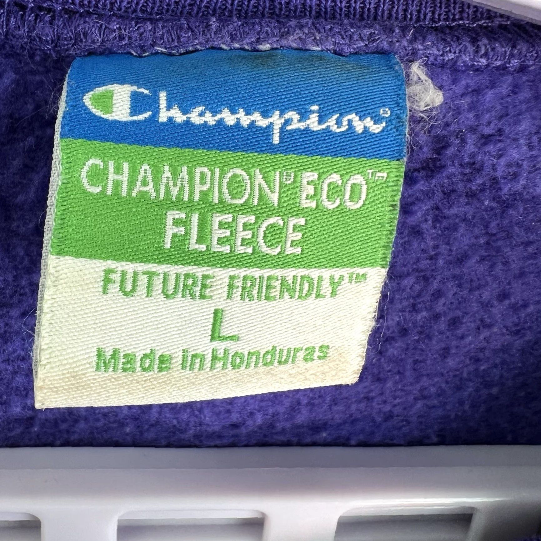 Champion Vintage Ohio State University Sweatshirt Adult Size L Purple Champion ECO Fleece Size US L / EU 52-54 / 3 - 7 Thumbnail