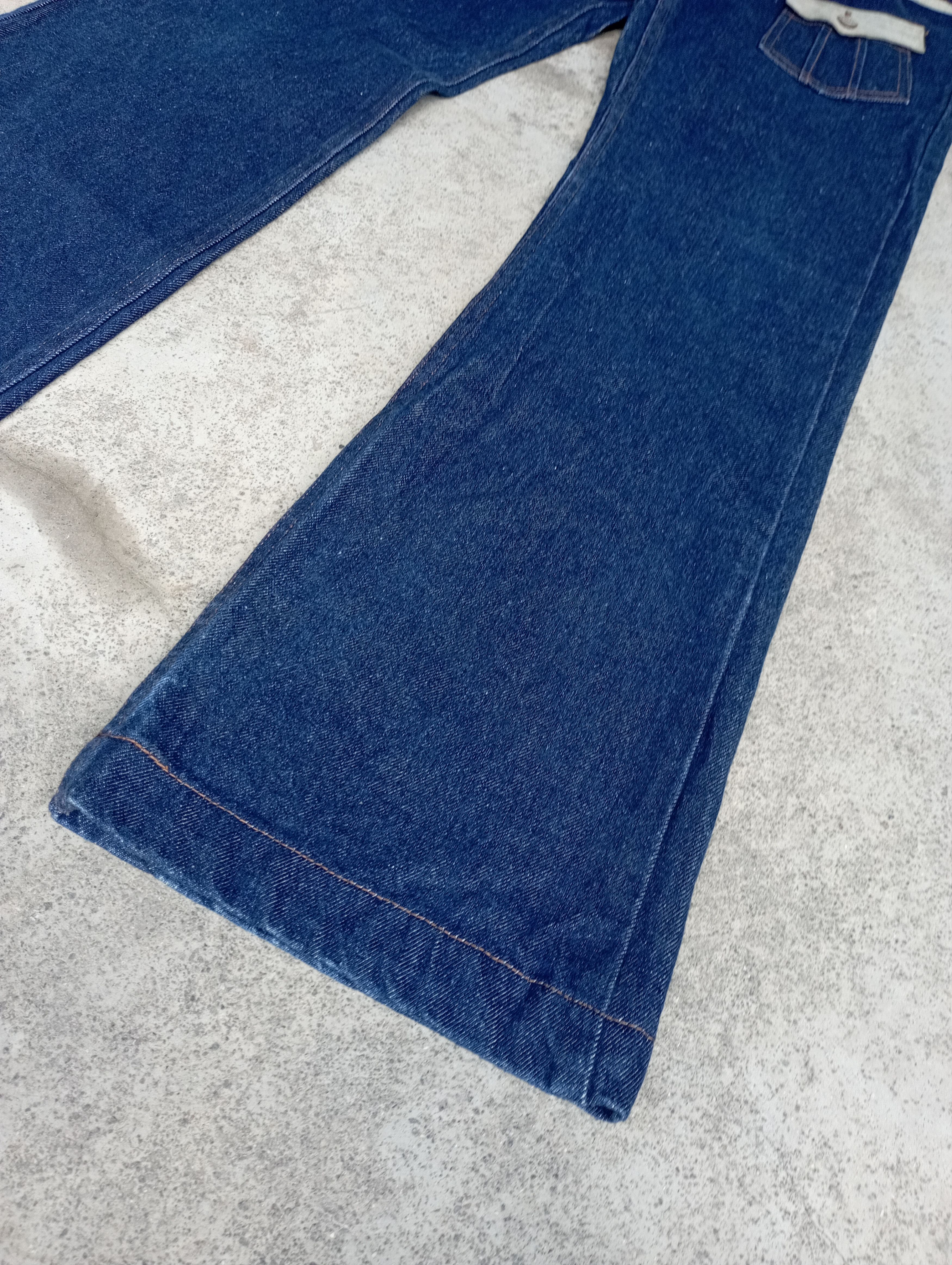 Tornado Mart Japanese Body Butter Flare Jeans + Leather Bootcut Jeans Size US 31 - 3 Thumbnail
