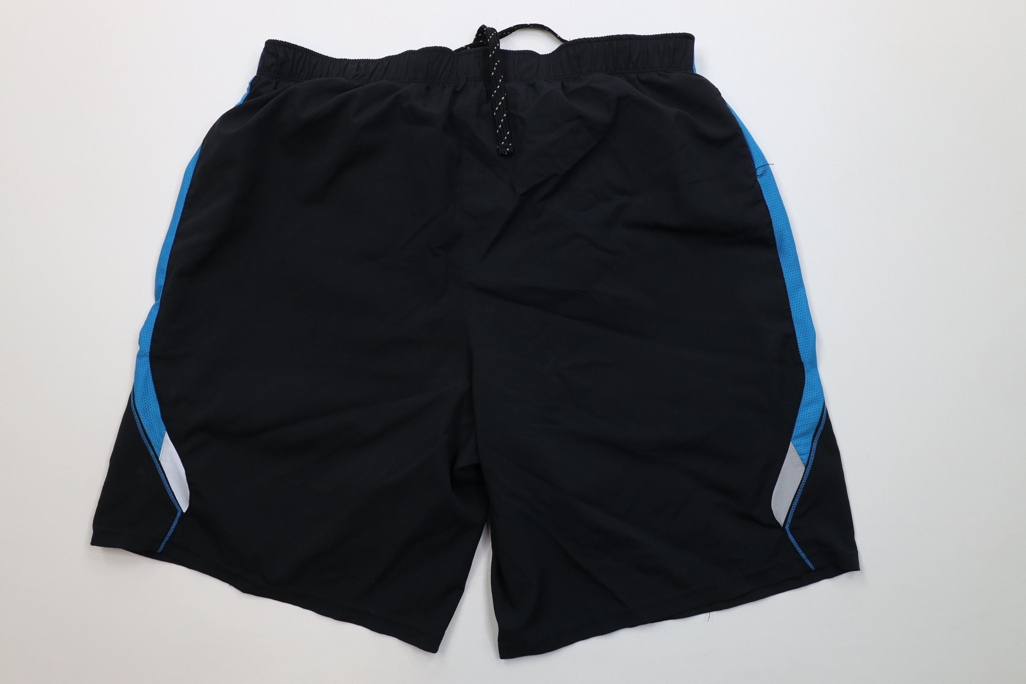 Asics Vintage Y2K Asics Lined Running Jogging Shorts Black Blue Size US 34 / EU 50 - 10 Thumbnail
