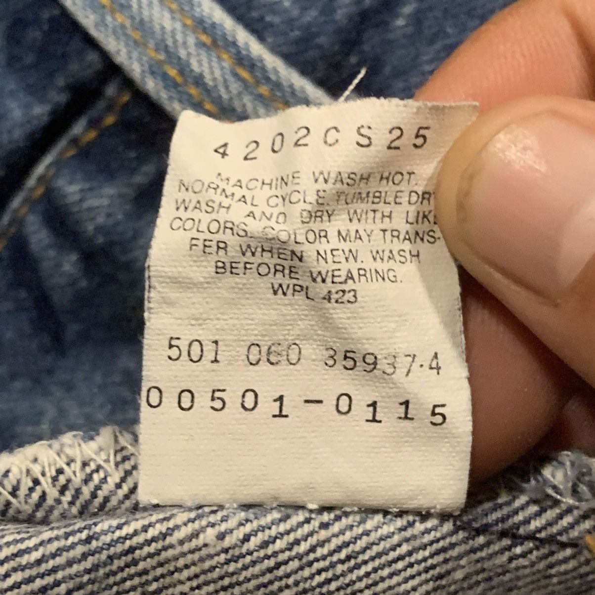 Levi's VINTAGE DATED 1990 LEVI'S 501 JEANS Size US 38 / EU 54 - 10 Thumbnail