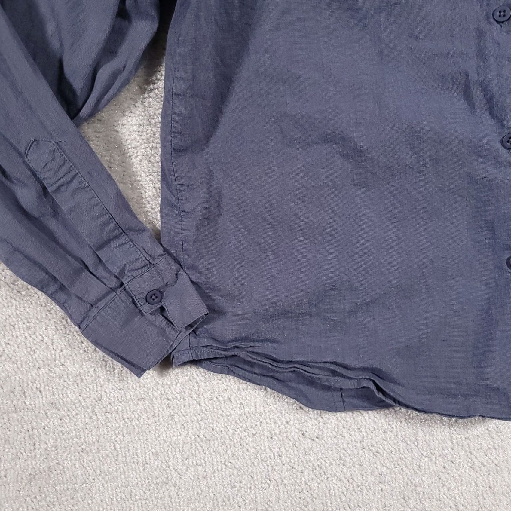 Vintage VINTAGE CJ Banks Shirt Women's Small Blue Button Up Chambray Long Sleeve Size S / US 4 / IT 40 - 4 Thumbnail