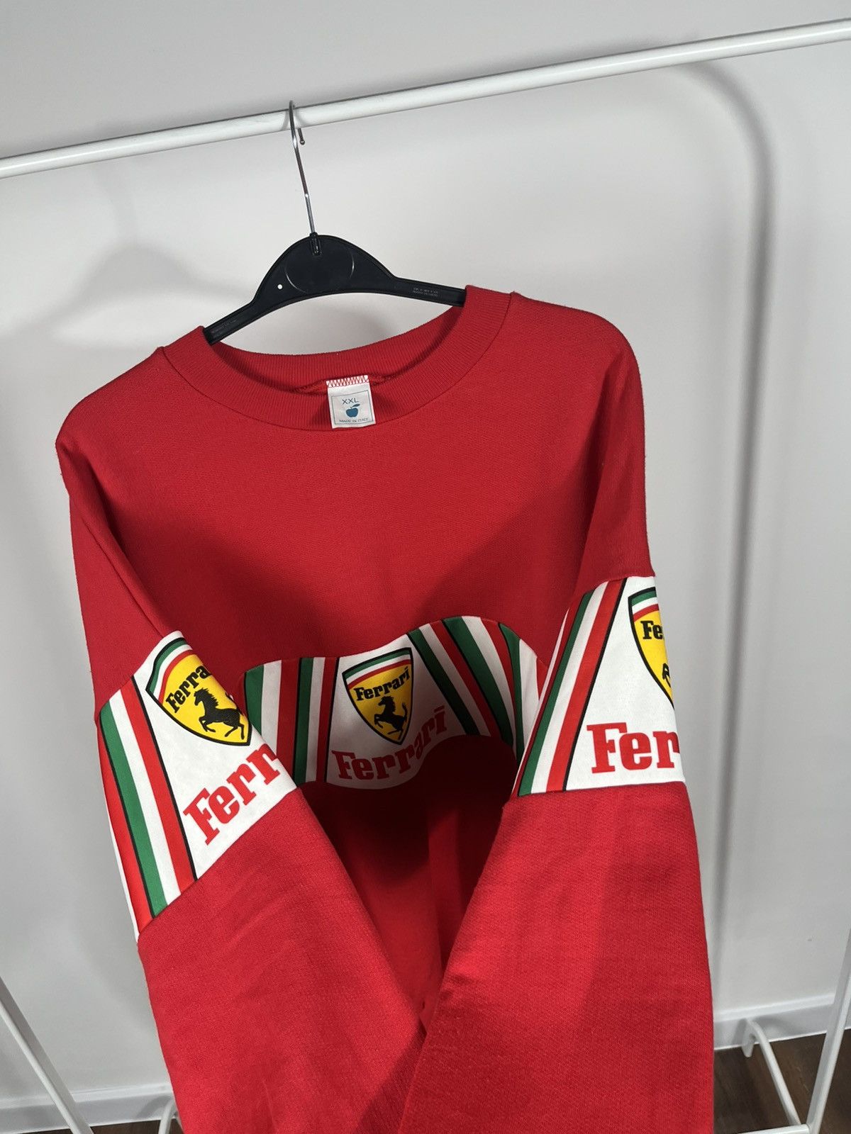 Ferrari Vintage Ferrari red crewneck sweatshirt XL Italy racing logo Size US XL / EU 56 / 4 - 9 Thumbnail