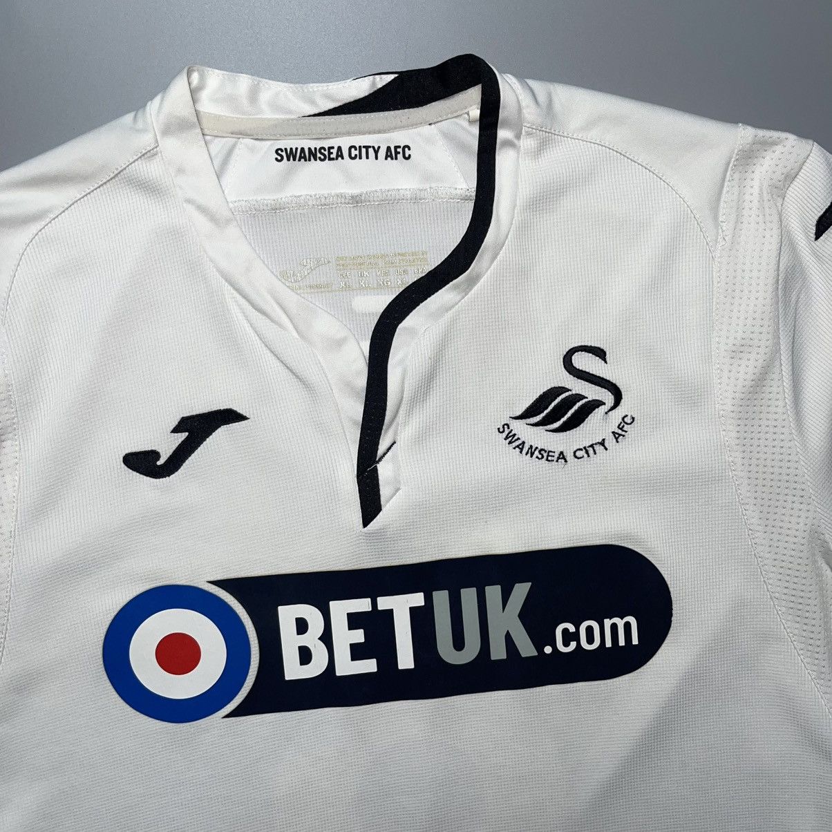 Joma × Vintage SWANSEA JOMA 2018/2019 FOOTBALL HOME JERSEY #8 LEROY FER Size US XL / EU 56 / 4 - 4 Thumbnail