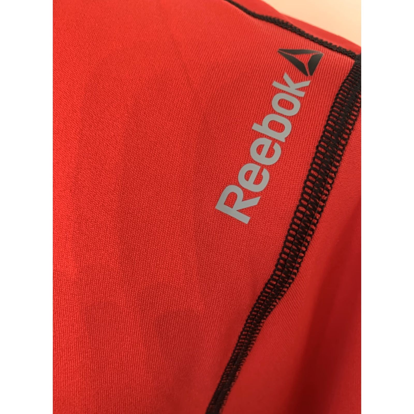 Reebok Reebok Large New Men's Performance Underwear Primal Red Base Layer Shirt Size US L / EU 52-54 / 3 - 3 Thumbnail