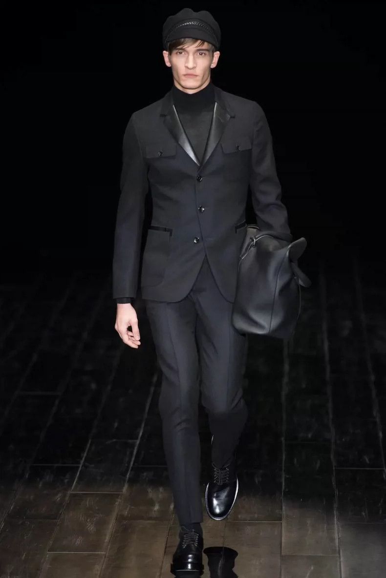 Gucci Gucci Show-style patchwork four-pocket suit Size 44R - 2 Thumbnail