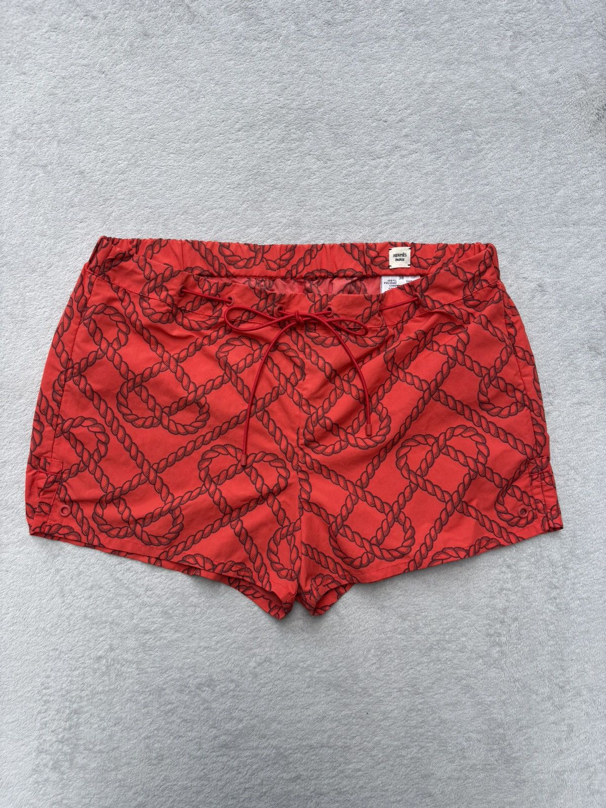 Hermes Hermes by Jean Paul Gaultier Rope Print Shorts Size 27" / US 4 / IT 40 - 1 Thumbnail