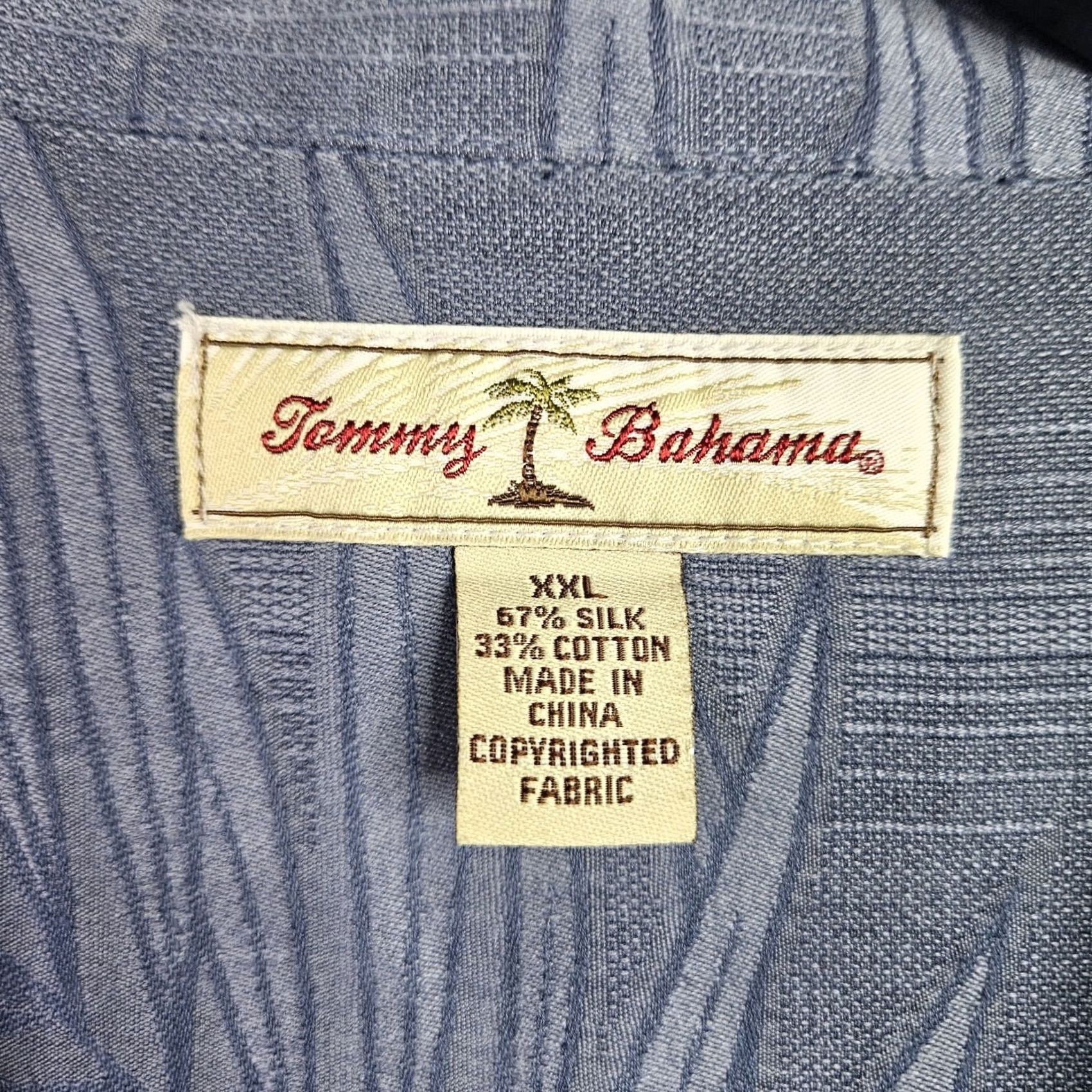 Tommy Bahama Tommy Bahama Men's Silk Cotton Blend Sz XXL Palm Tree Printed Shirt Size US XXL / EU 58 / 5 - 6 Thumbnail