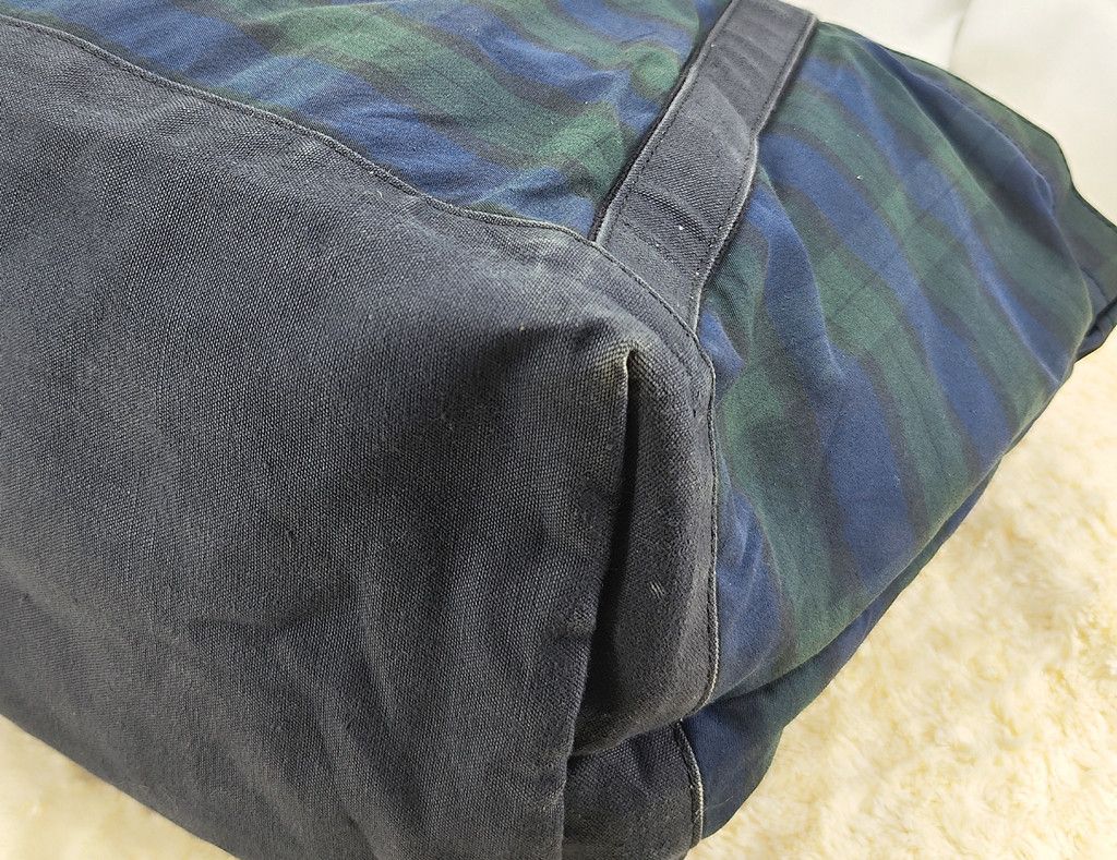 Japanese Brand SUOLO by MARINEDAY check big tote bag Size ONE SIZE - 8 Thumbnail