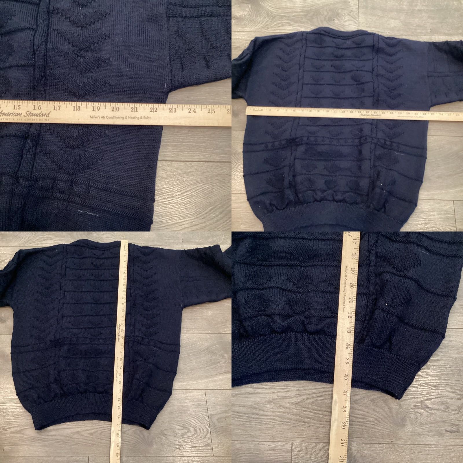 Vintage VINTAGE Blarney Castle Irish Wool Cable Knit Sheep Sweater Unisex Adults Crew Neck Long Sleeve Size L Blue 90s Embroidered Sheep Pattern Mens Womens Size L / US 10 / IT 46 - 8 Thumbnail