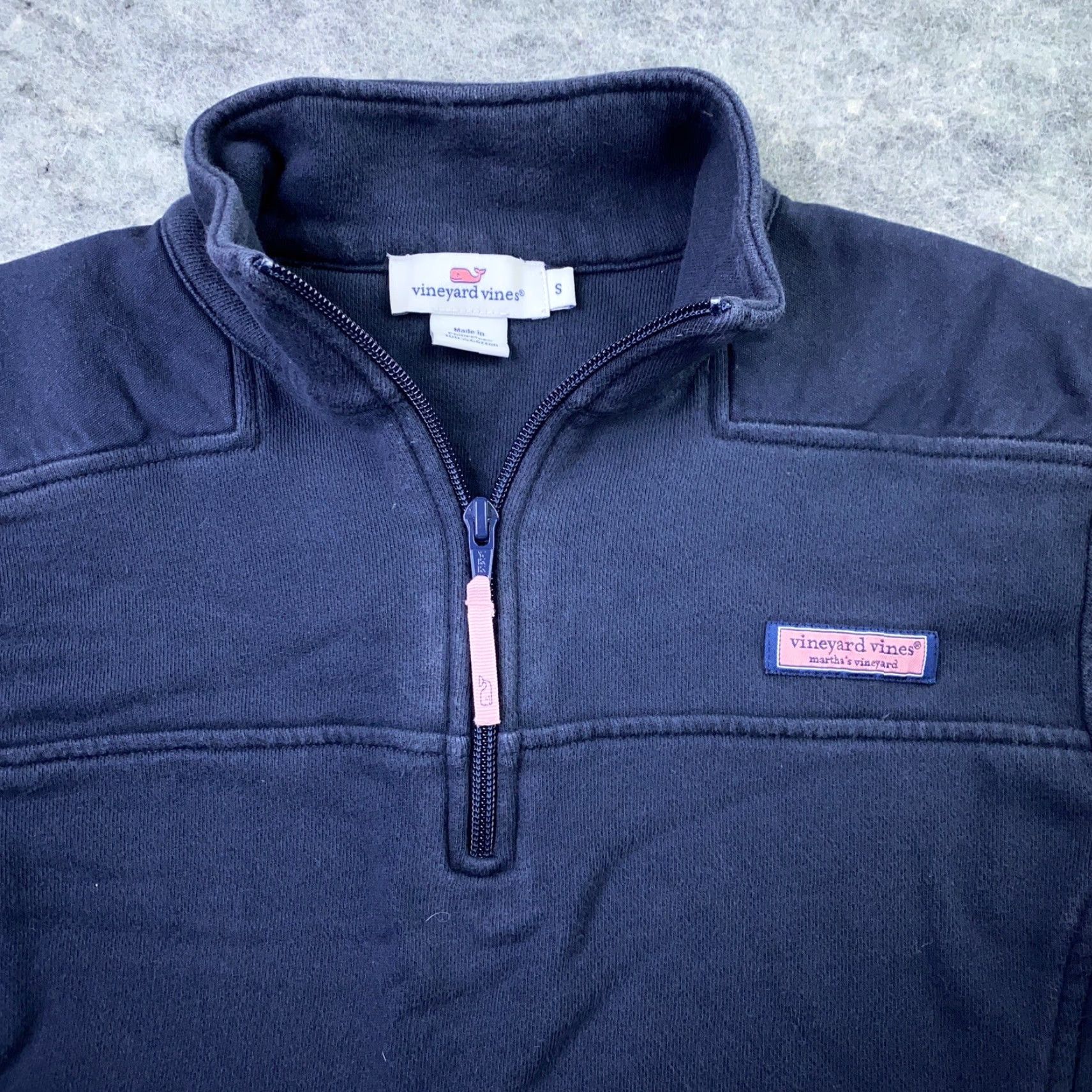 Vineyard Vines Vineyard Vines Womens Pullover Small Blue Martha's Vineyards Zip Up Sweatshirt Size S / US 4 / IT 40 - 3 Thumbnail