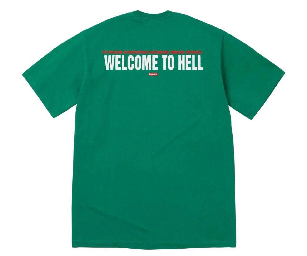 Supreme Supreme x Toy Machine Welcome to Hell Tee Size XXL Size US XXL / EU 58 / 5 - 2 Thumbnail
