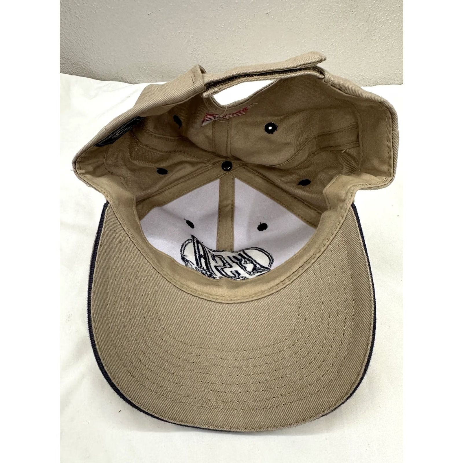 Vintage VINTAGE Outdoor Cap Baseball Hat USA Shooting Team Tan Embroidered Adjustable Olympics Mens One Size Brown Cap Size ONE SIZE - 3 Thumbnail