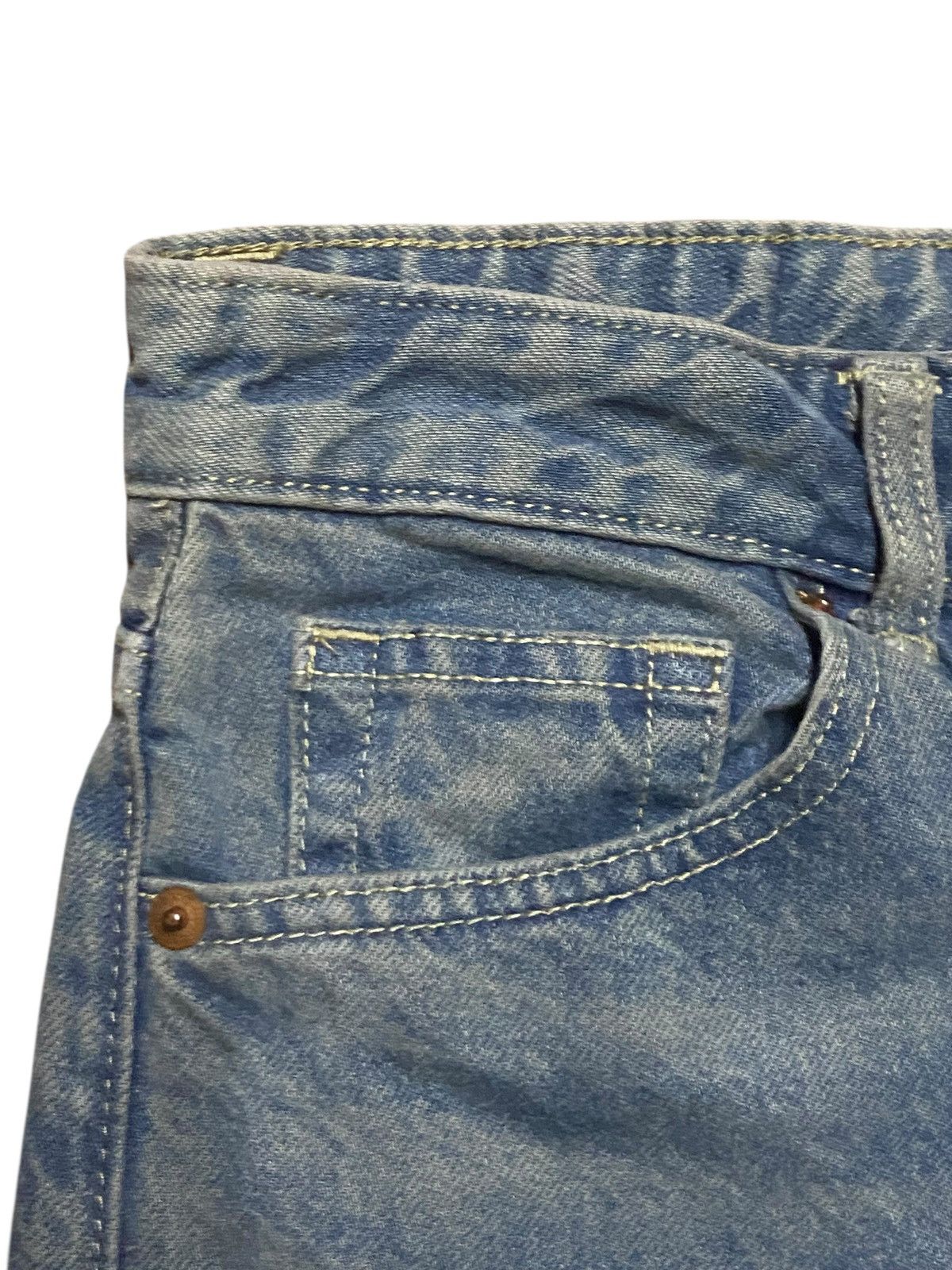 JNCO Vintage Japanese Brand Gu Mud Wash Super Baggy Jeans Size US 28 / EU 44 - 8 Thumbnail
