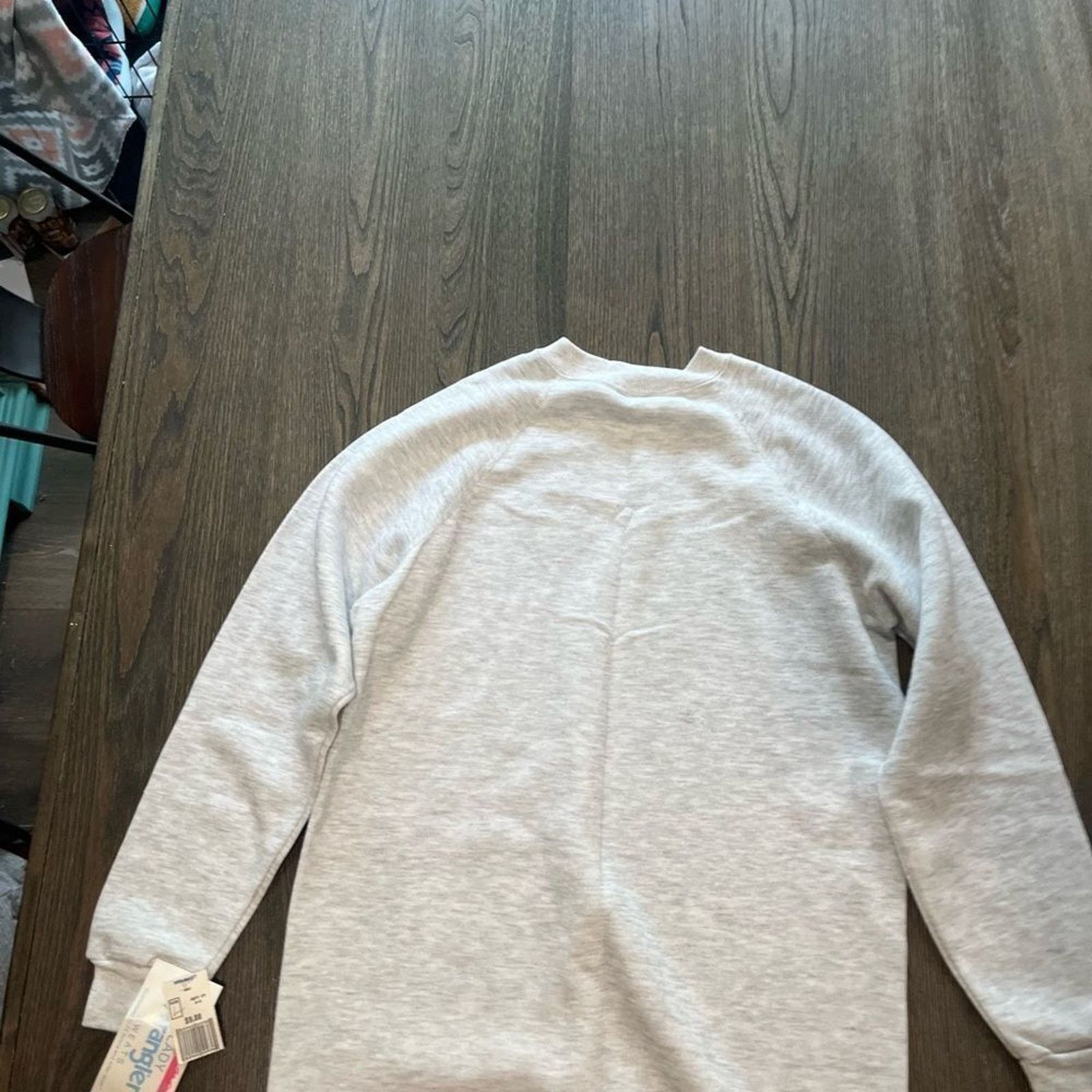 Wrangler NWT Vintage Lady Wrangler Sweats Light Gray Sweatshirt Siz L Size L / US 10 / IT 46 - 9 Thumbnail