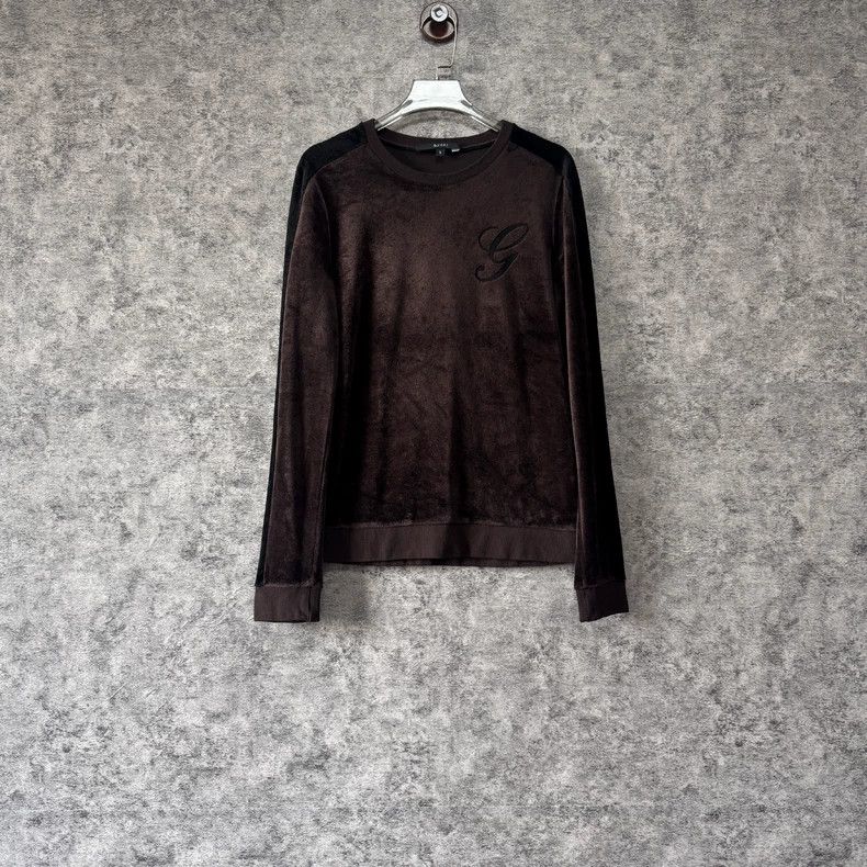 Gucci Gucci Velvet fashion sweatshirt Size S / US 4 / IT 40 - 1 Thumbnail