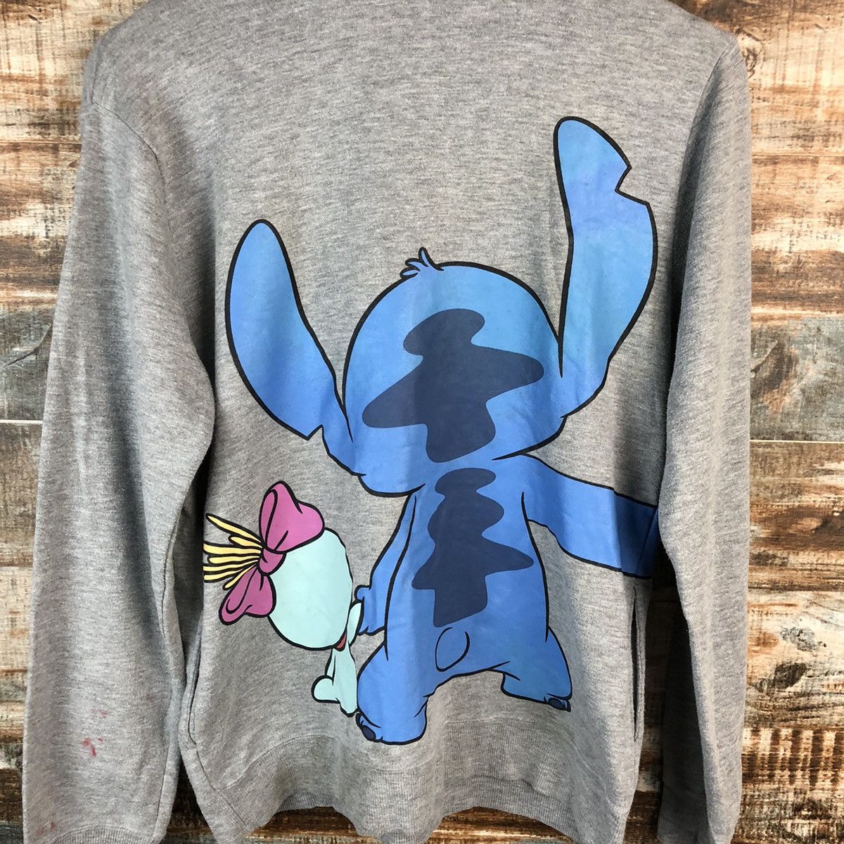 Disney Disney lilo & Stich by Belle Maison Hoodie sweatshirt #A1578 Size US M / EU 48-50 / 2 - 13 Thumbnail