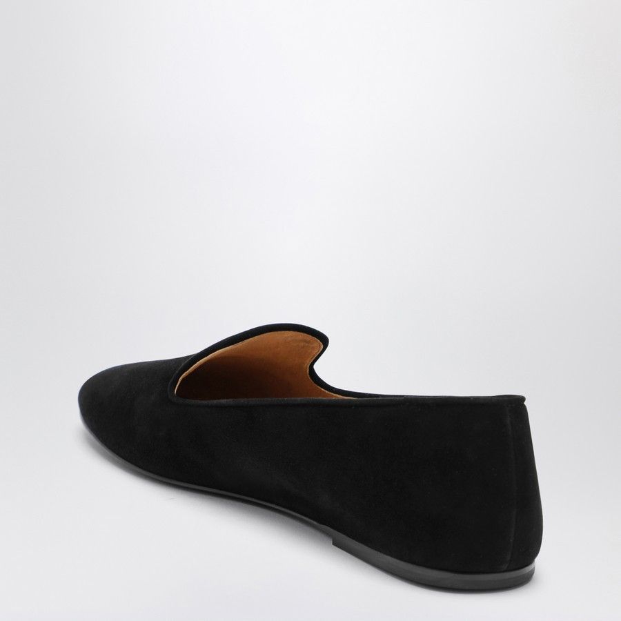 The Row o1d2blof1024 Lippi Suede Loafers in Black Size US 7.5 / IT 37.5 - 4 Thumbnail